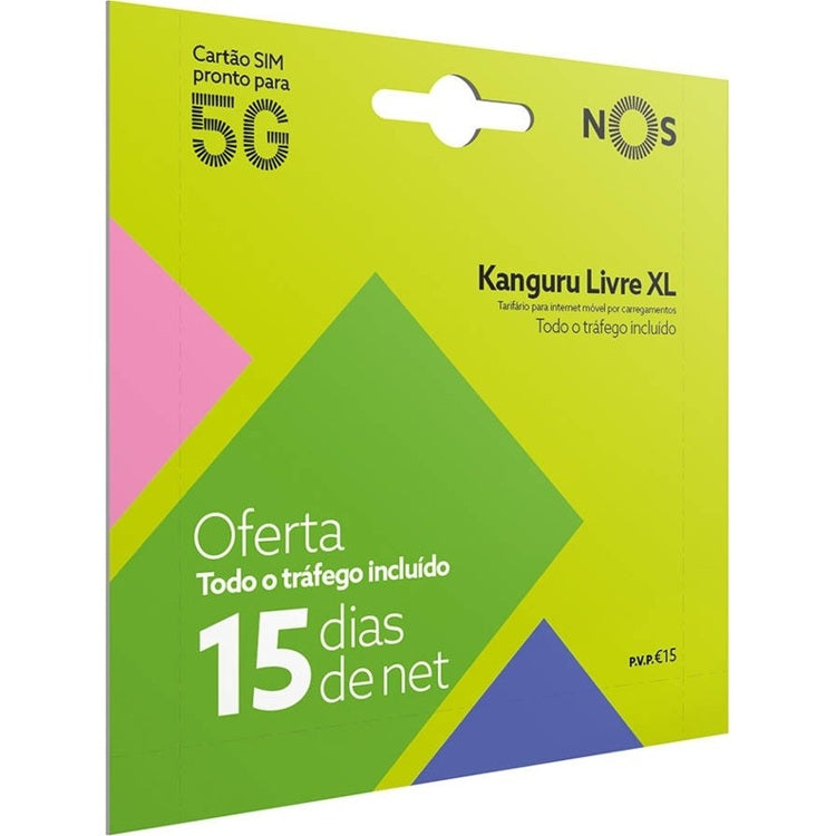 Cartão NOS Kanguru Livre XL